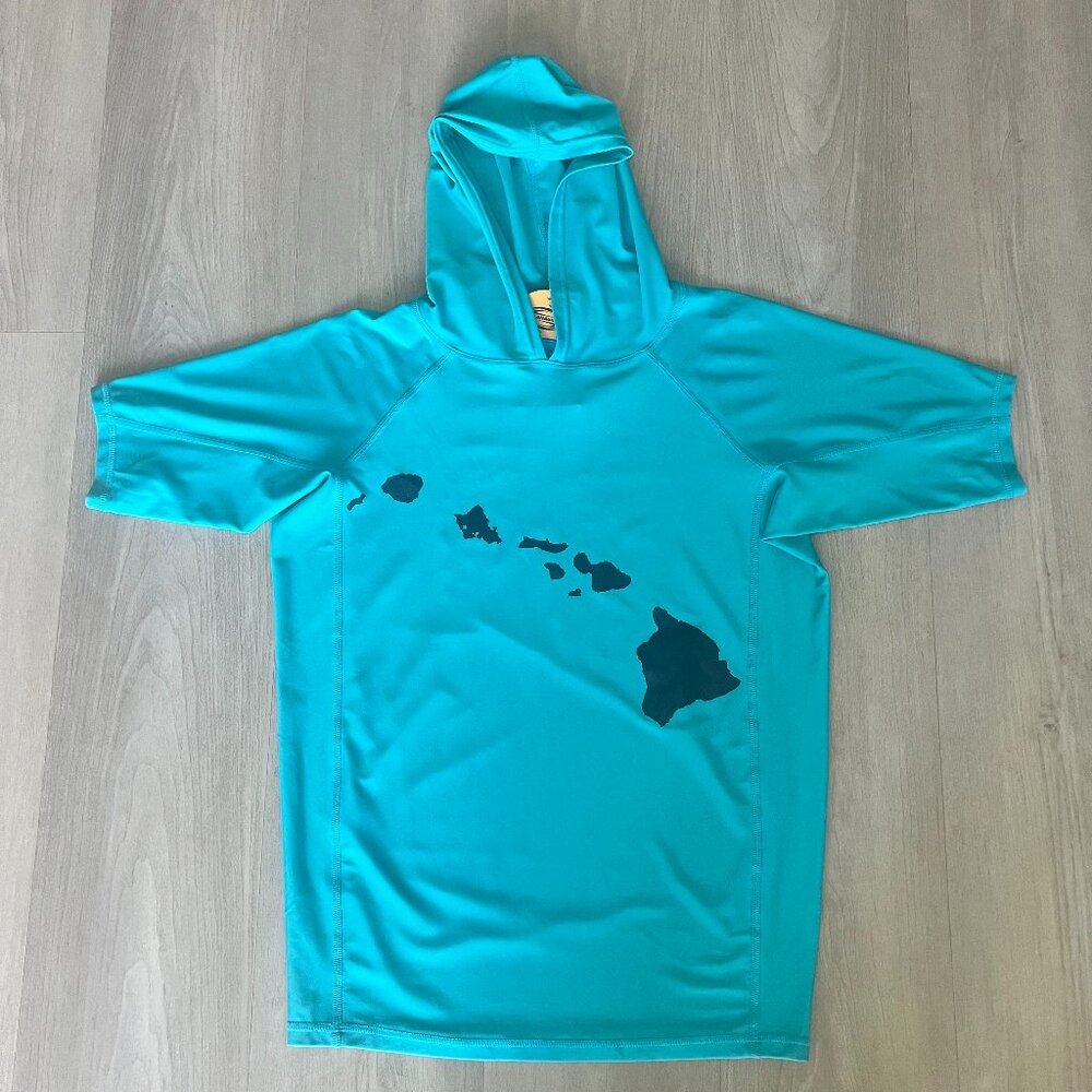NWT SeaHawaii Monkskin Hooded Rash Guard UPF 50 Sz XS Beach Resort Pool Biking